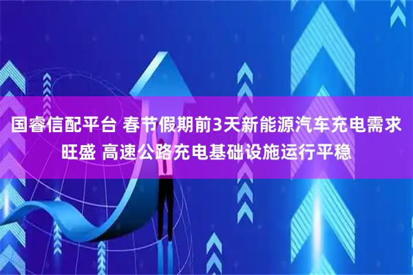 国睿信配平台 春节假期前3天新能源汽车充电需求旺盛 高速公路充电基础设施运行平稳